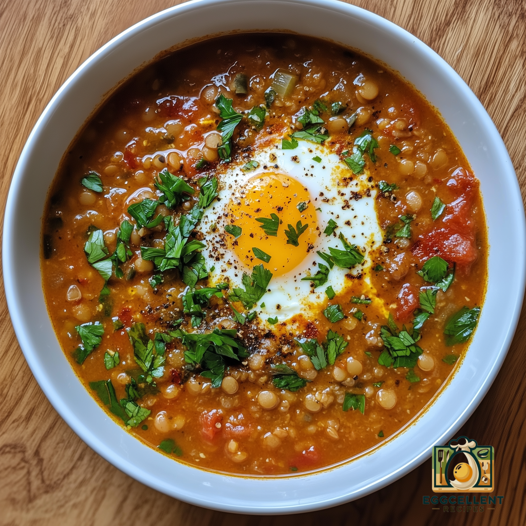 Moroccan Harira with Egg Recipe