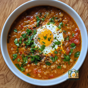 Moroccan Harira with Egg Recipe