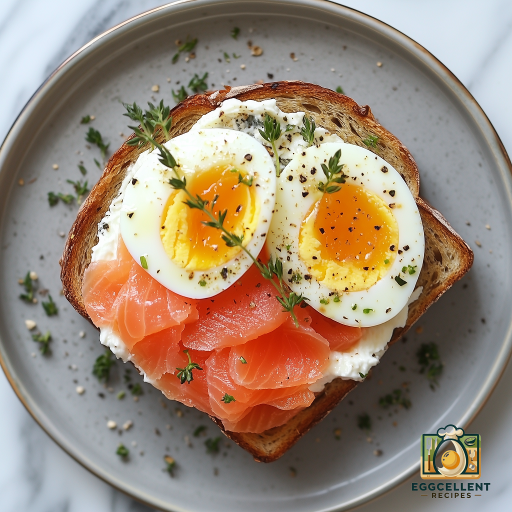 Smoked Salmon & Egg Toast Recipe