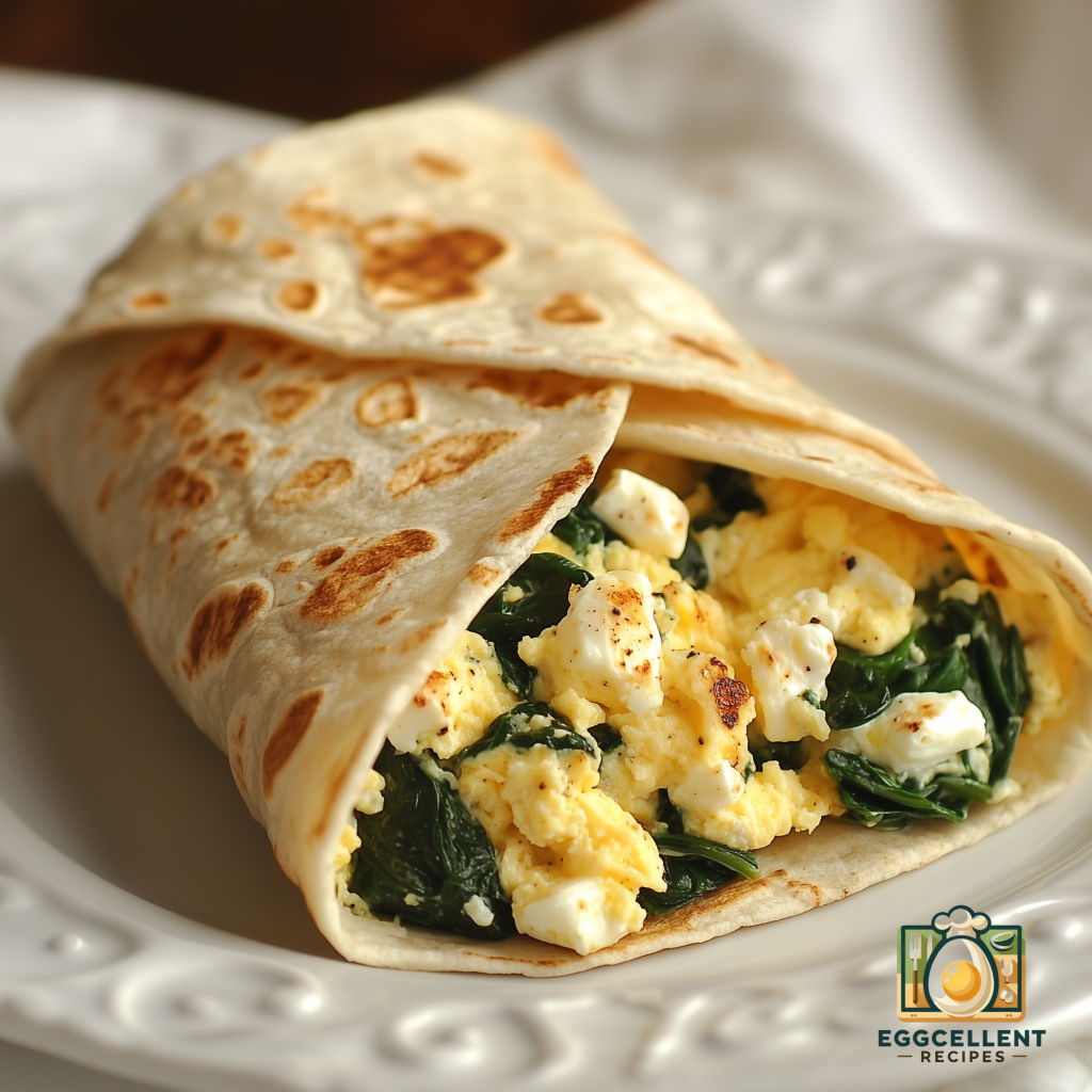 Spinach & Egg Wrap Recipe