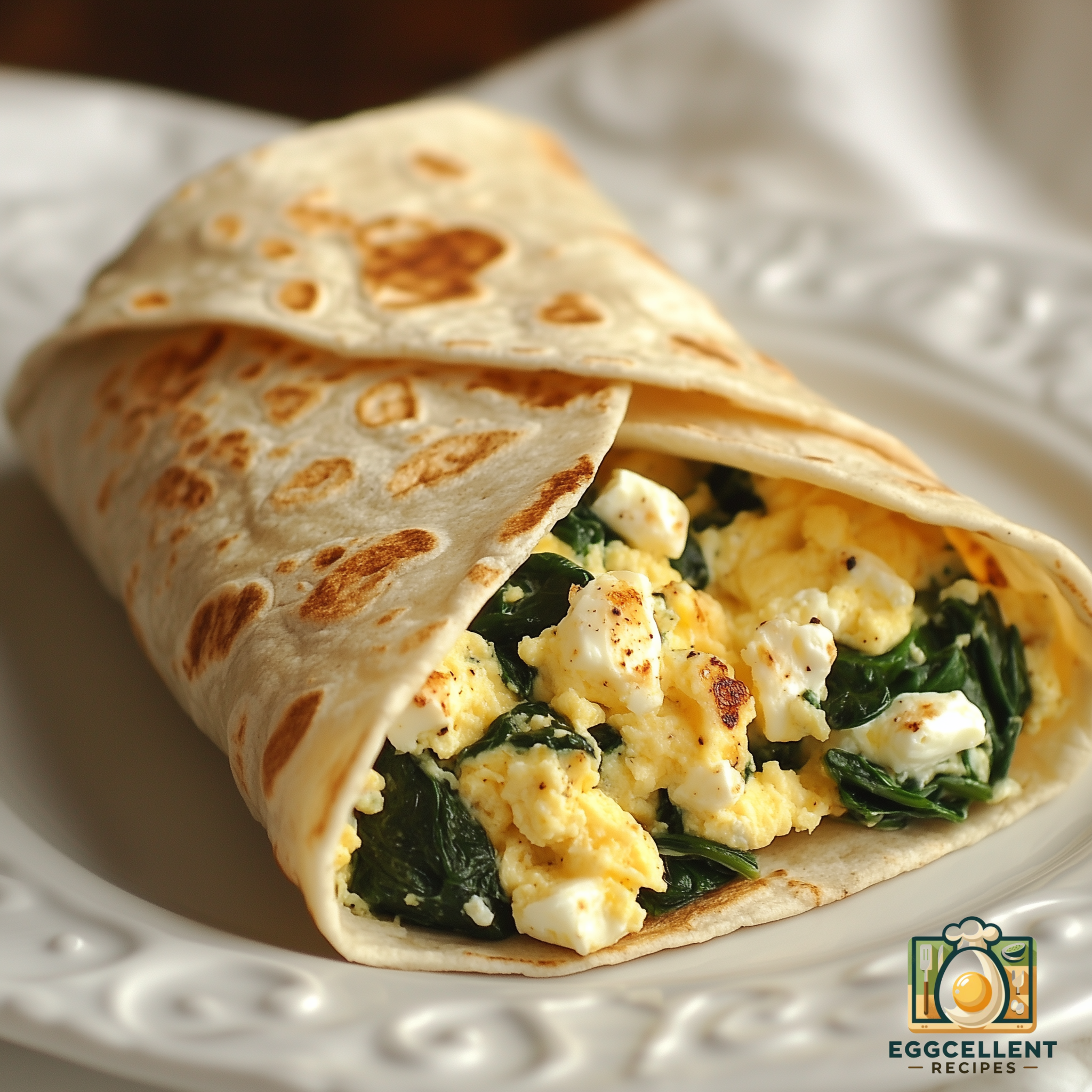 Spinach & Egg Wrap Recipe