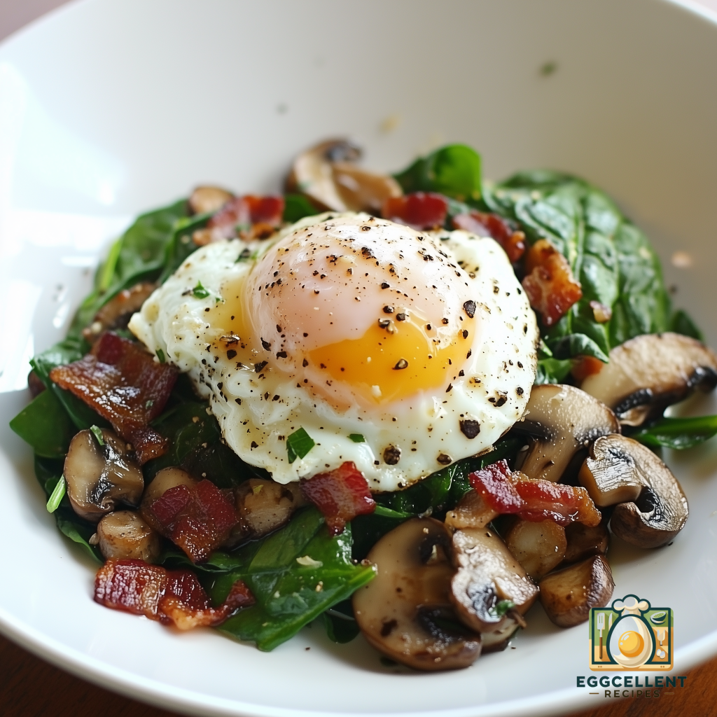 Warm Spinach & Egg Salad Recipe