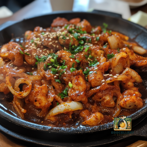 Dakgalbi (Korean spicy chicken) Recipe