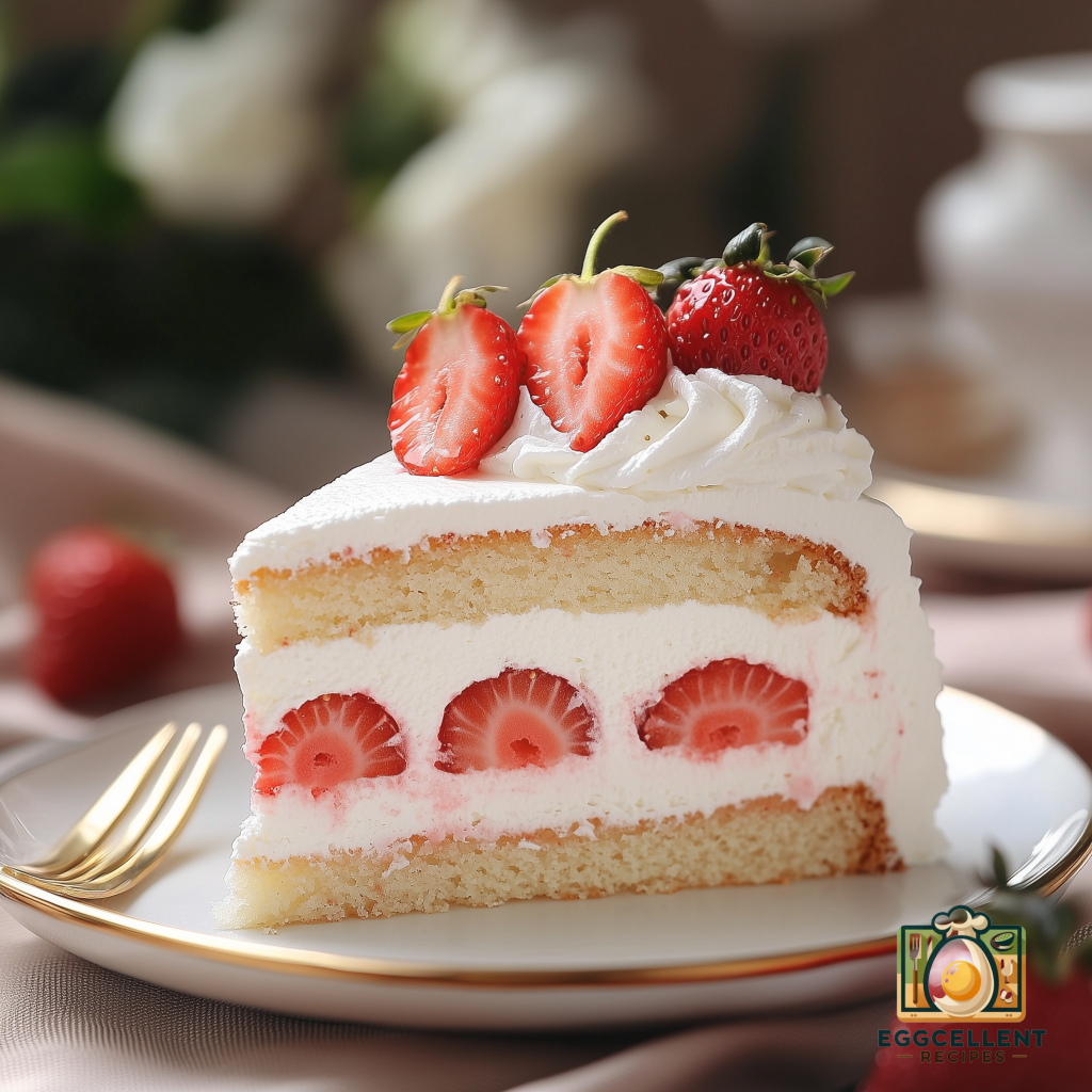 Korean Strawberry Cake Recipe