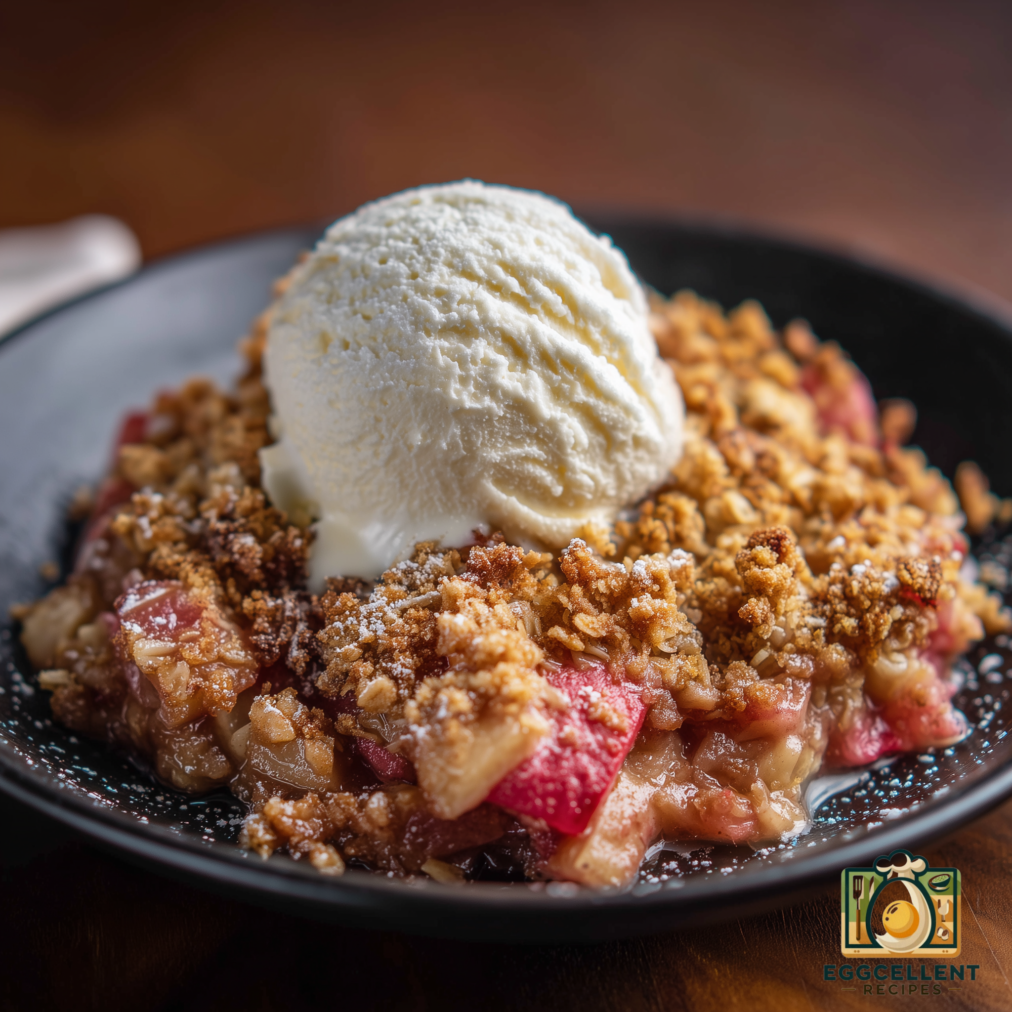 Apple Rhubarb Crisp Recipe