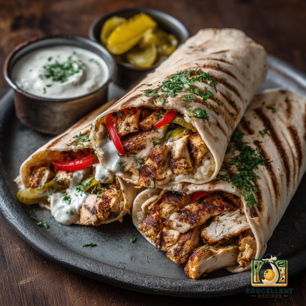 Grilled Chicken Shawarma Recipe