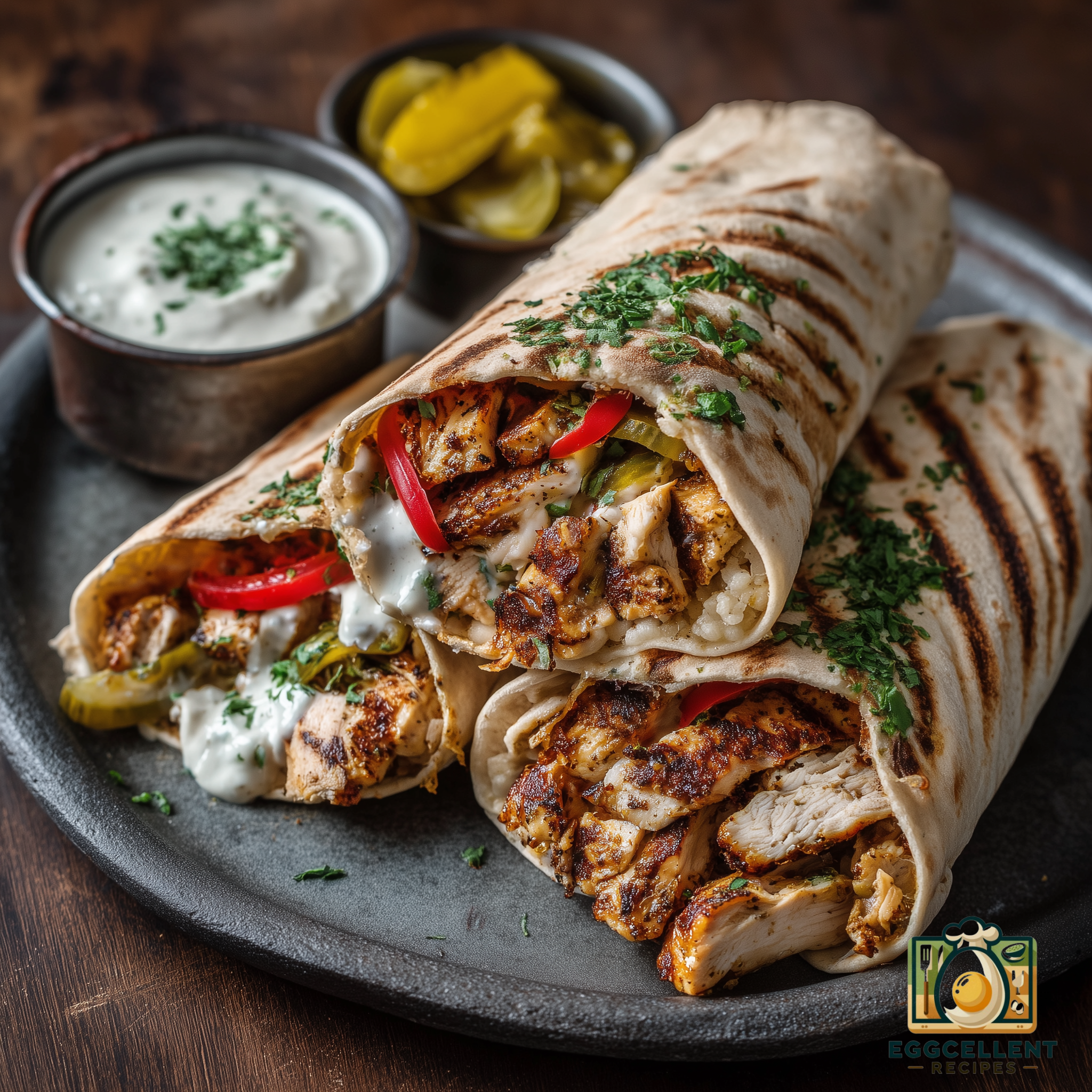 Grilled Chicken Shawarma Recipe