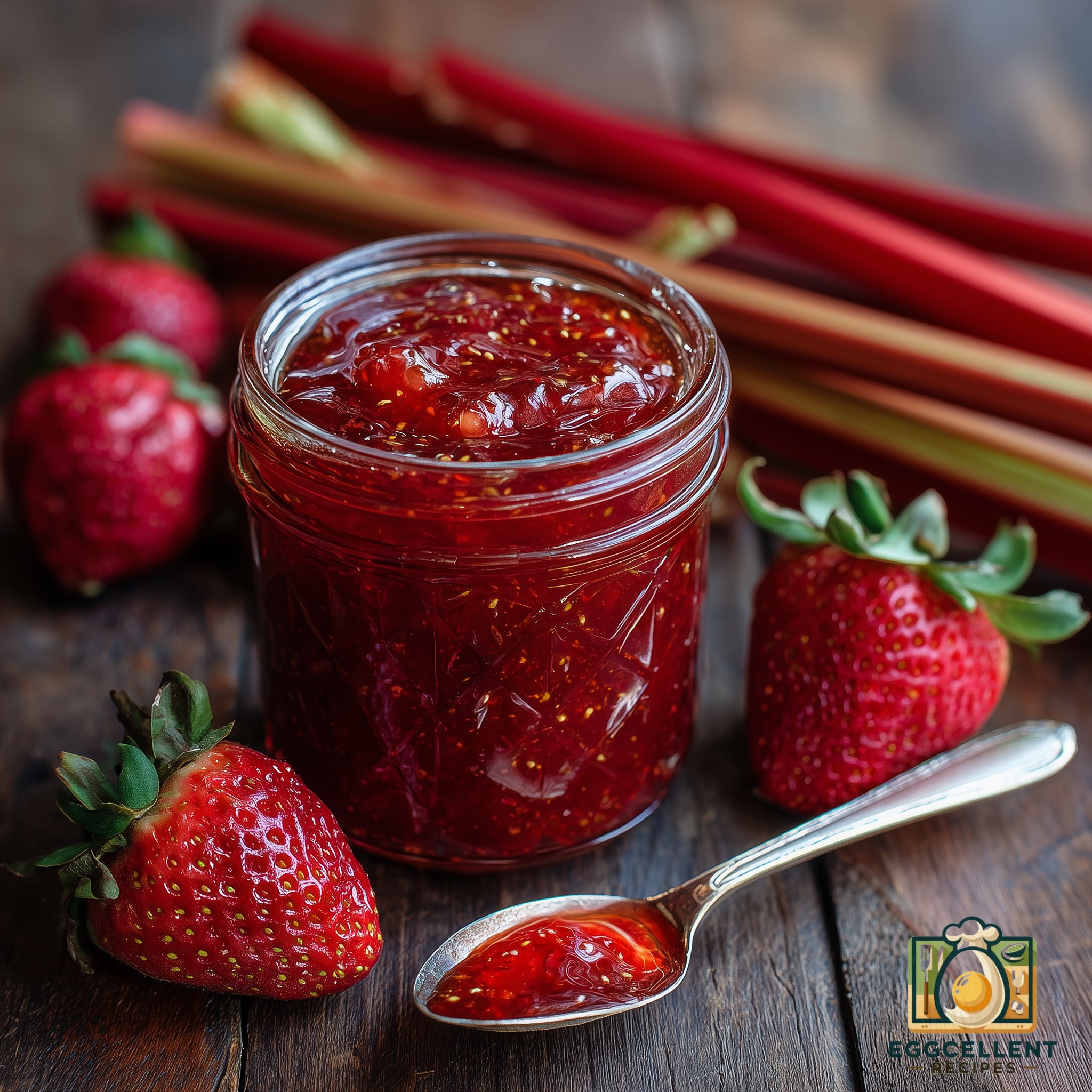 Strawberry Rhubarb Jam Recipe