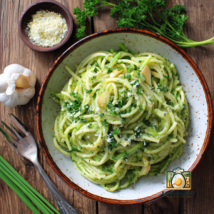 Garlic Scape Pesto Pasta Recipe