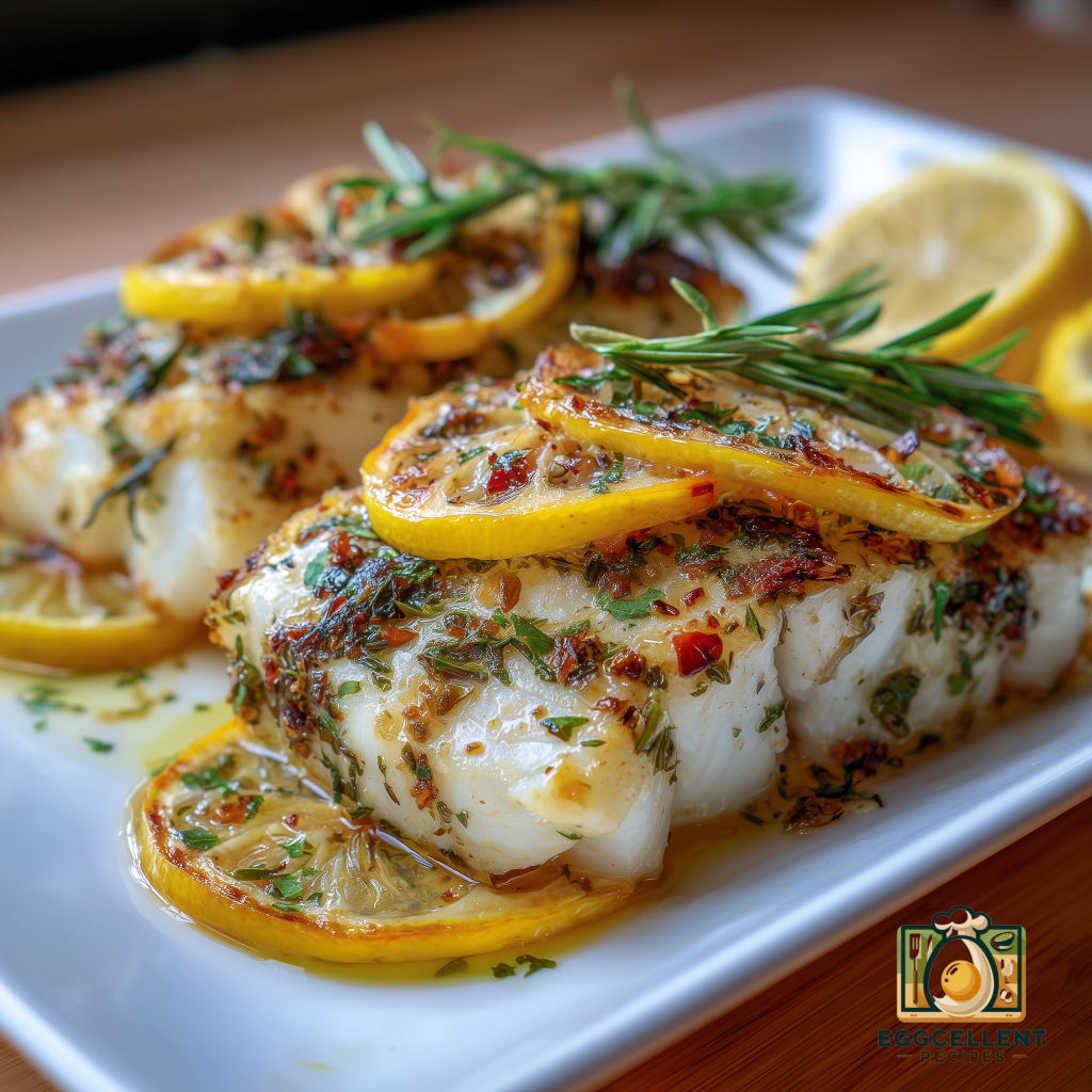 Baked Lemon Herb Cod Recipe