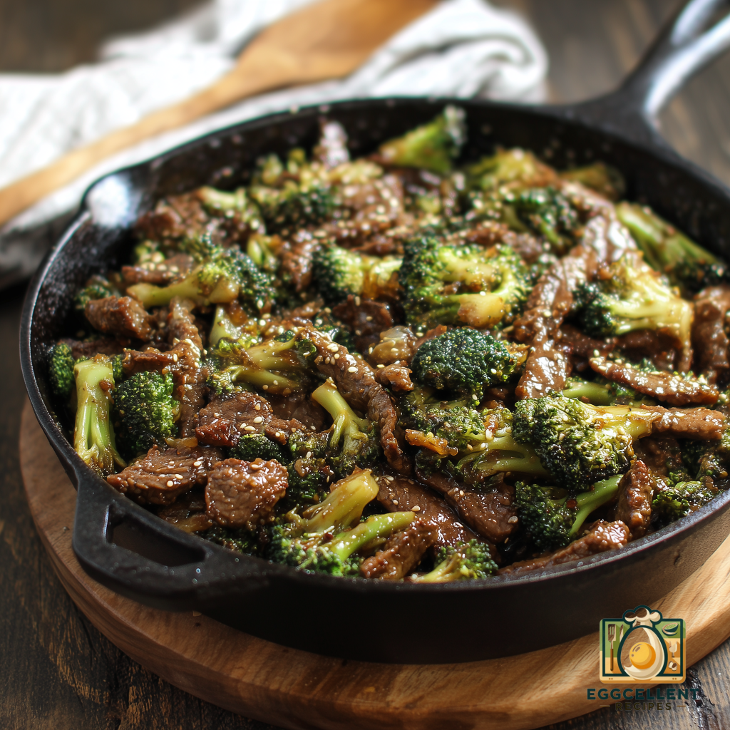 Easy One Pot Beef & Broccoli Skillet Recipe
