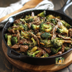 Easy One Pot Beef & Broccoli Skillet Recipe
