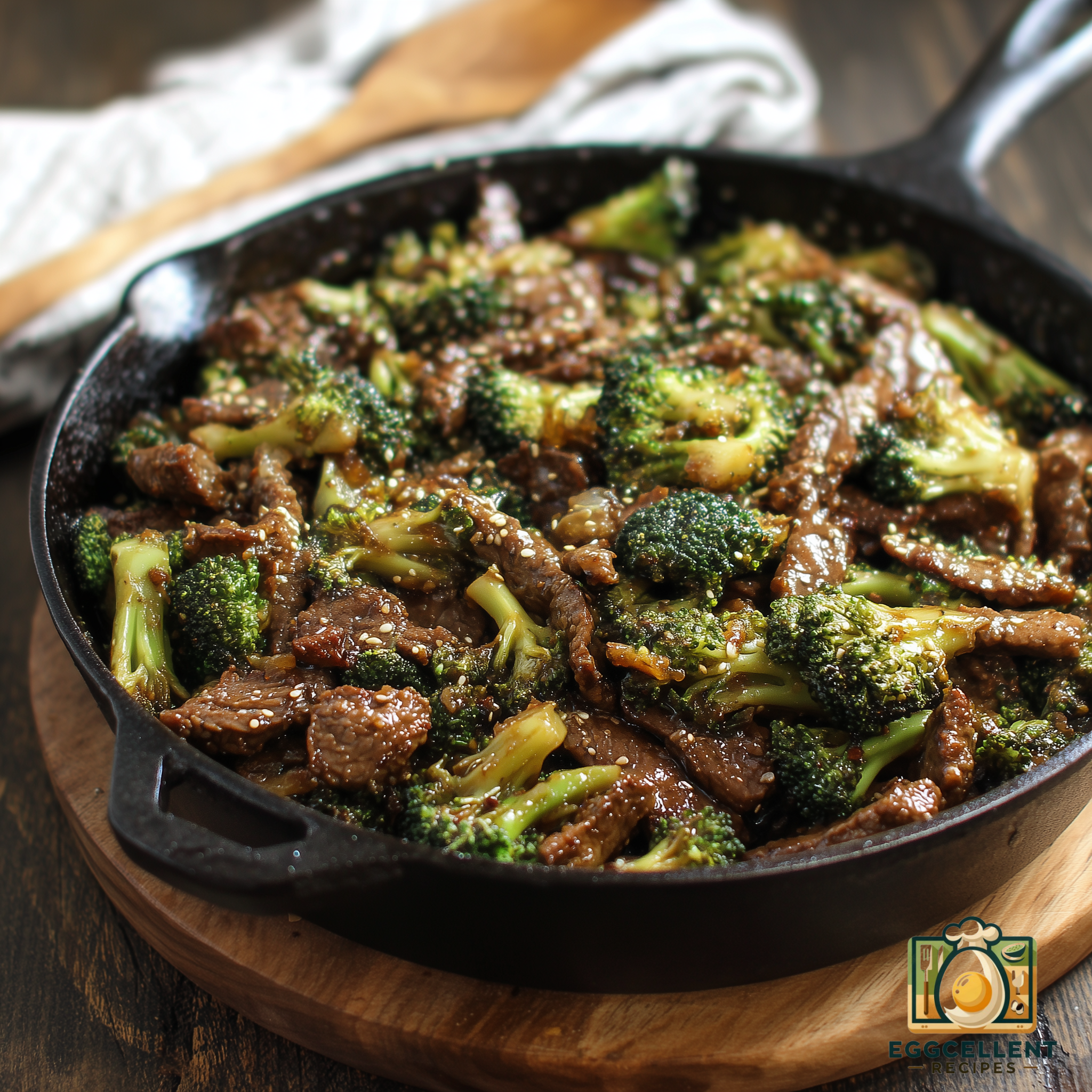 Easy One Pot Beef & Broccoli Skillet Recipe