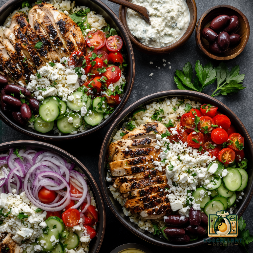 Greek Chicken Bowls Recipe