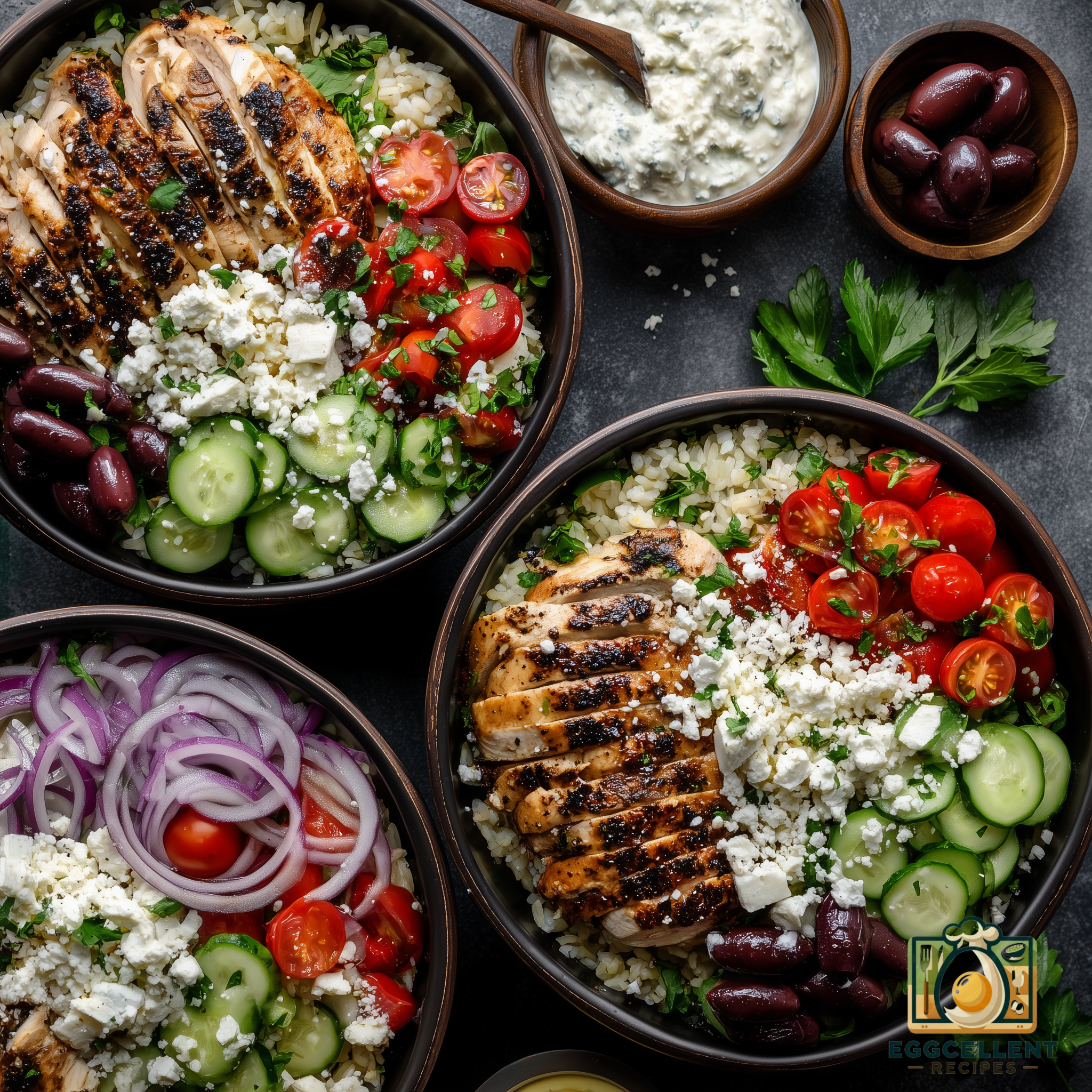 Greek Chicken Bowls Recipe