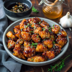Honey Garlic Chicken Bites Recipe