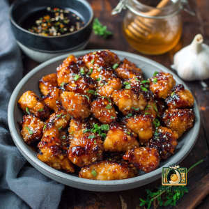 Honey Garlic Chicken Bites Recipe