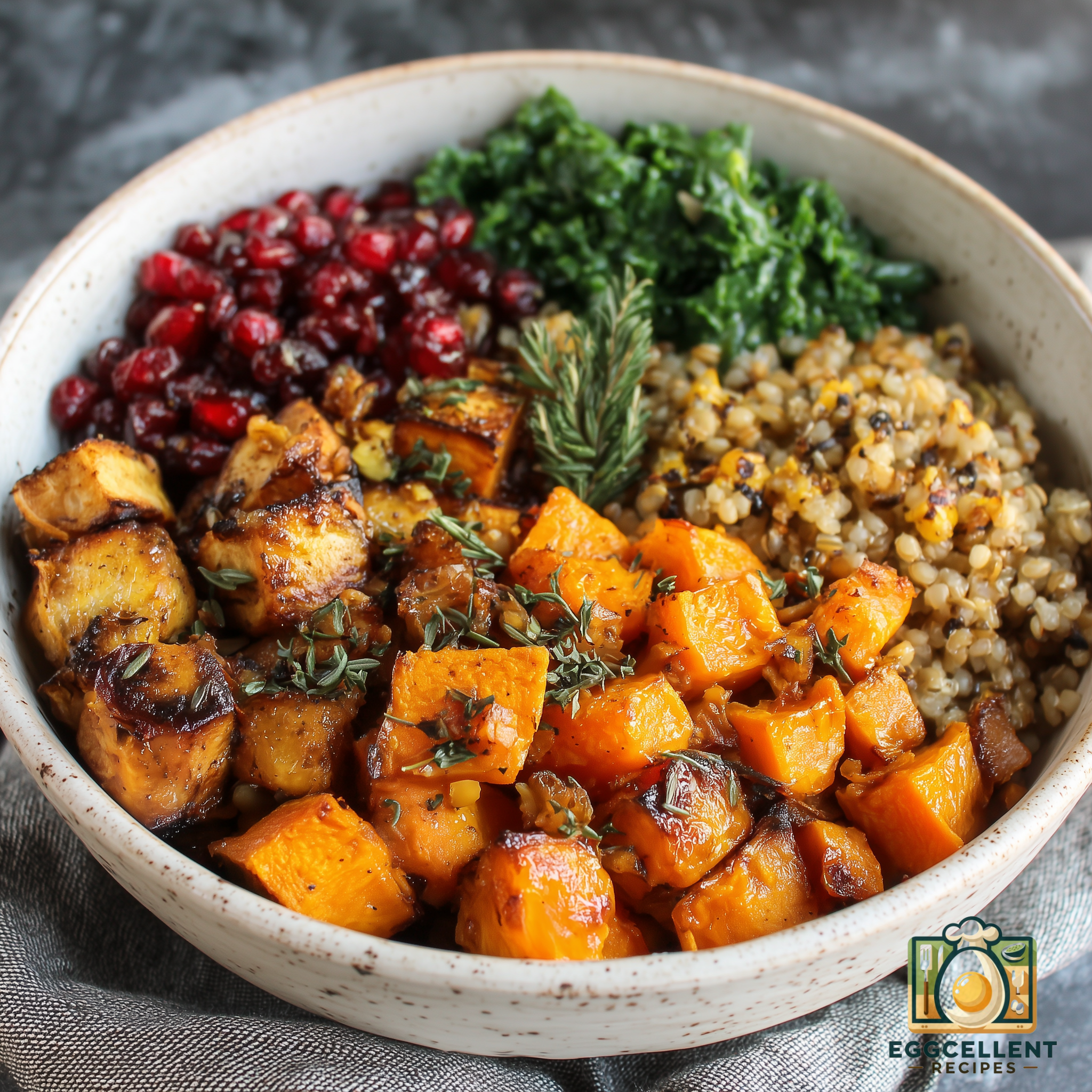 Maple Roasted Sweet Potato Bowls Recipe