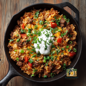 One-Pot Beef & Rice Skillet Recipe