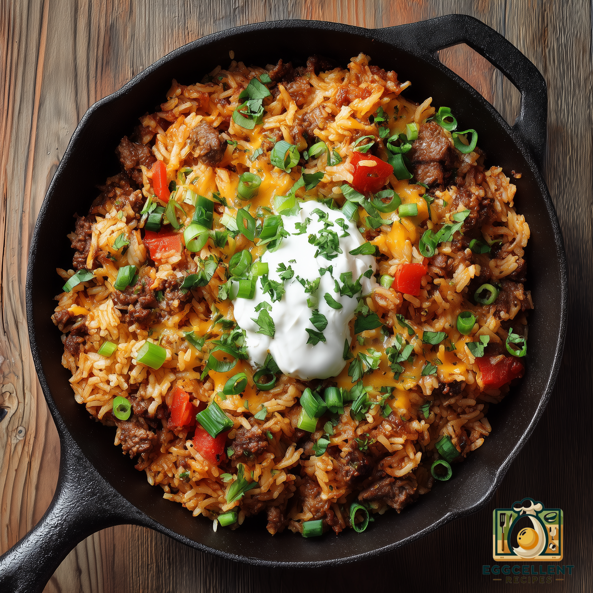 One-Pot Beef & Rice Skillet Recipe