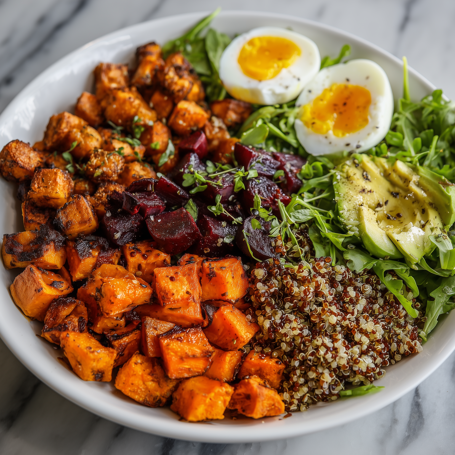 Roasted Sweet Potato Buddha Bowl