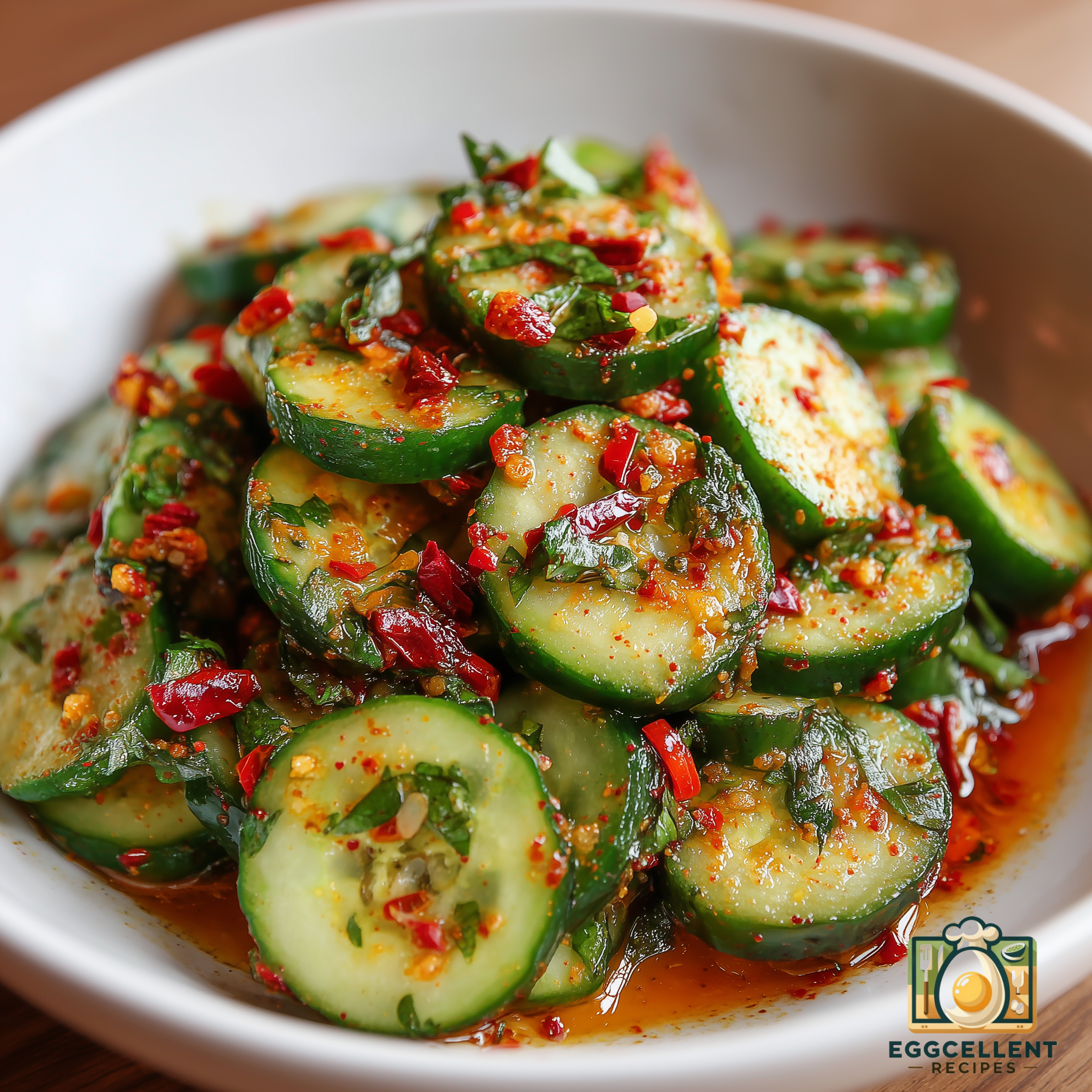 Spicy cucumber salad Recipe