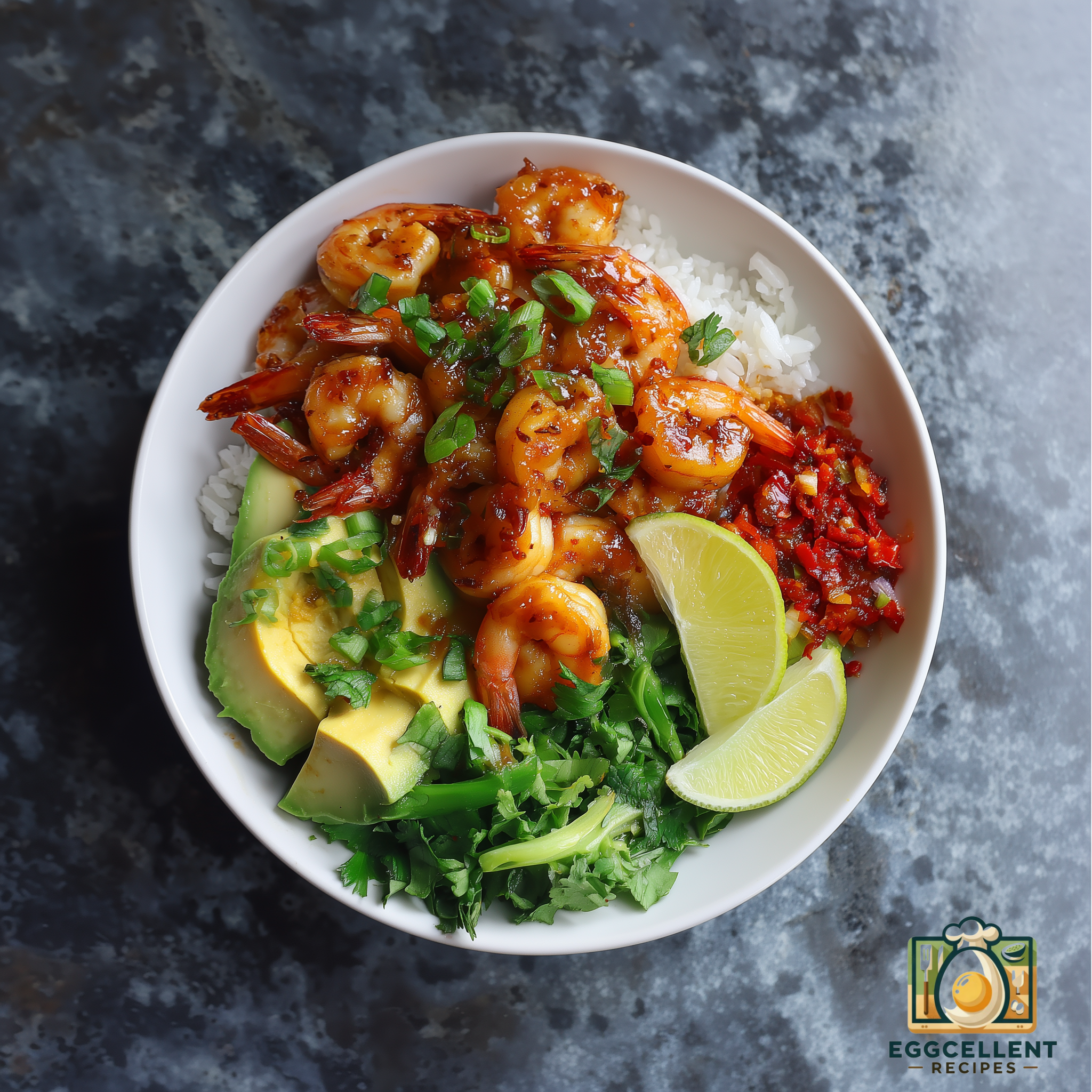 Sweet Chili Shrimp Bowls Recipe