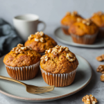 Sweet Potato Muffins with Walnuts Recipe