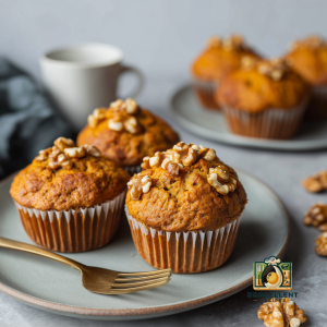 Sweet Potato Muffins with Walnuts Recipe