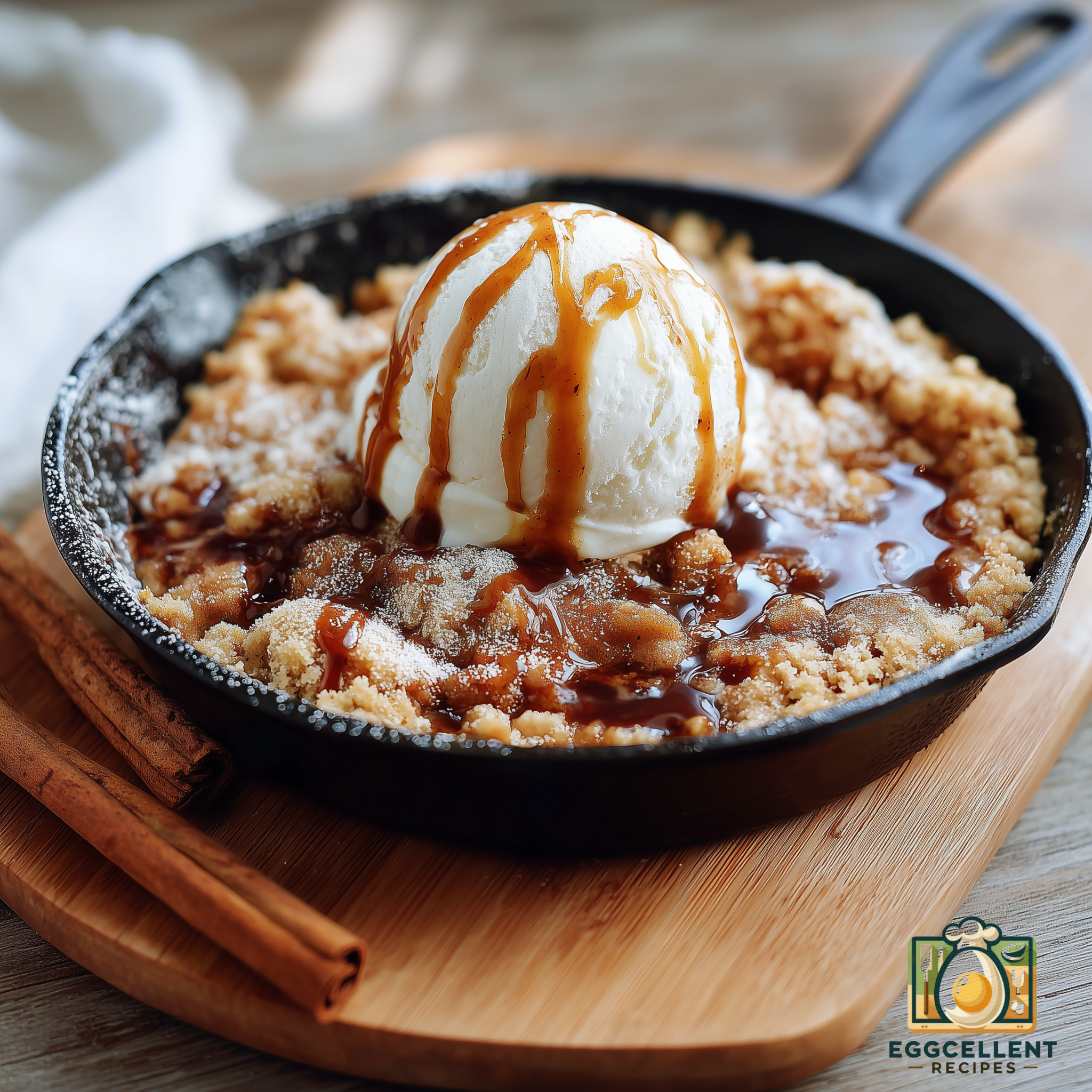 Apple Cinnamon Skillet Dessert Recipe